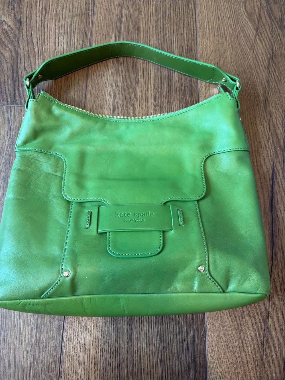 Vintage Kelly Green Kate Spade Shoulder Bag